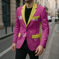 Custom Barbados 2026 Cricket Blazer Tridents Rise Pink Version
