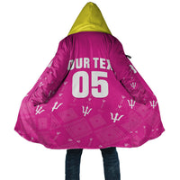 Custom Barbados 2026 Cricket Cloak Tridents Rise Pink Version