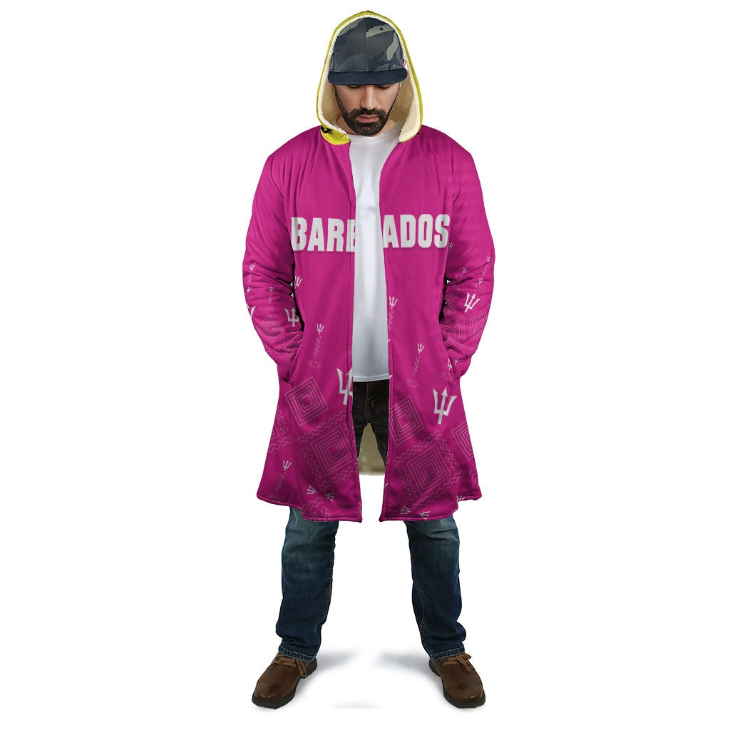 Custom Barbados 2026 Cricket Cloak Tridents Rise Pink Version