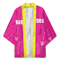 Custom Barbados 2026 Cricket Kimono Tridents Rise Pink Version
