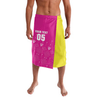 Custom Barbados 2026 Cricket Lavalava Tridents Rise Pink Version