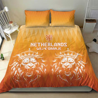 Netherlands 2024 Football Bedding Set Go Champions Oranje Lions LT05 - Wonder Print Shop