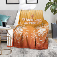 Netherlands 2024 Football Blanket Go Champions Oranje Lions