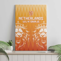 Netherlands 2024 Football Canvas Wall Art Go Champions Oranje Lions LT05 - Wonder Print Shop