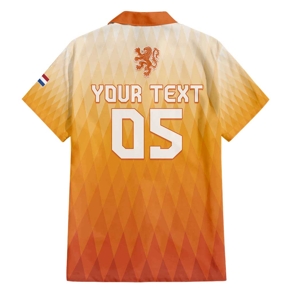 Custom Netherlands 2024 Football Family Matching Long Sleeve Bodycon Dress and Hawaiian Shirt Go Champions Oranje Lions LT05 - Wonder Print Shop