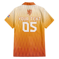 Custom Netherlands 2024 Football Family Matching Long Sleeve Bodycon Dress and Hawaiian Shirt Go Champions Oranje Lions LT05 - Wonder Print Shop