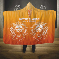 Netherlands 2024 Football Hooded Blanket Go Champions Oranje Lions