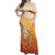 Custom Netherlands 2024 Football Off Shoulder Maxi Dress Go Champions Oranje Lions LT05 - Wonder Print Shop
