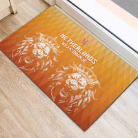 Netherlands 2024 Football Rubber Doormat Go Champions Oranje Lions LT05 - Wonder Print Shop