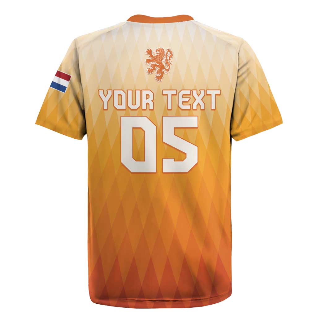 Custom Netherlands 2024 Football Rugby Jersey Go Champions Oranje Lions LT05 - Wonder Print Shop