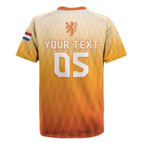 Custom Netherlands 2024 Football Rugby Jersey Go Champions Oranje Lions LT05 - Wonder Print Shop