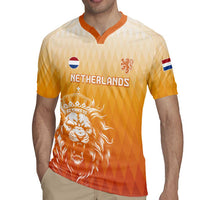 Custom Netherlands 2024 Football Rugby Jersey Go Champions Oranje Lions LT05 - Wonder Print Shop