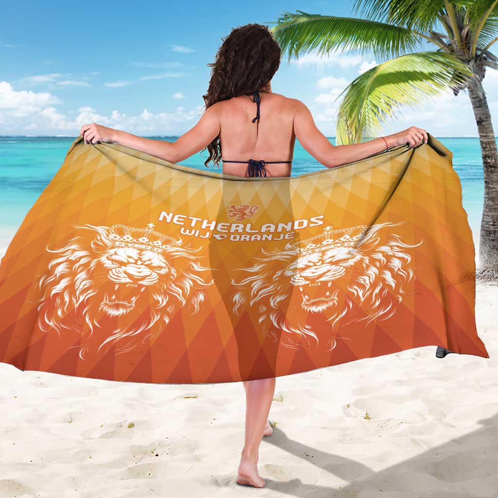 Netherlands 2024 Football Sarong Go Champions Oranje Lions LT05 - Wonder Print Shop