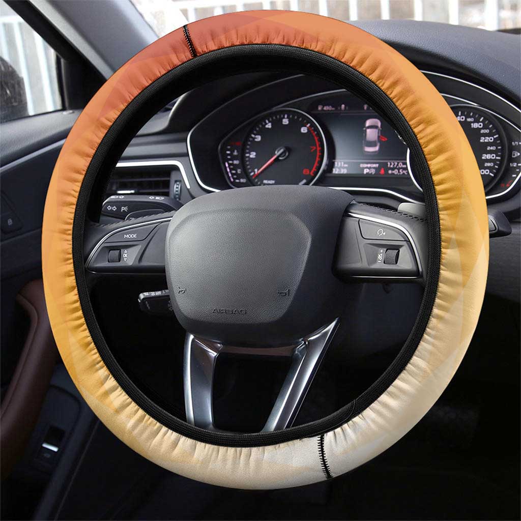 Netherlands 2024 Football Steering Wheel Cover Go Champions Oranje Lions LT05 - Wonder Print Shop