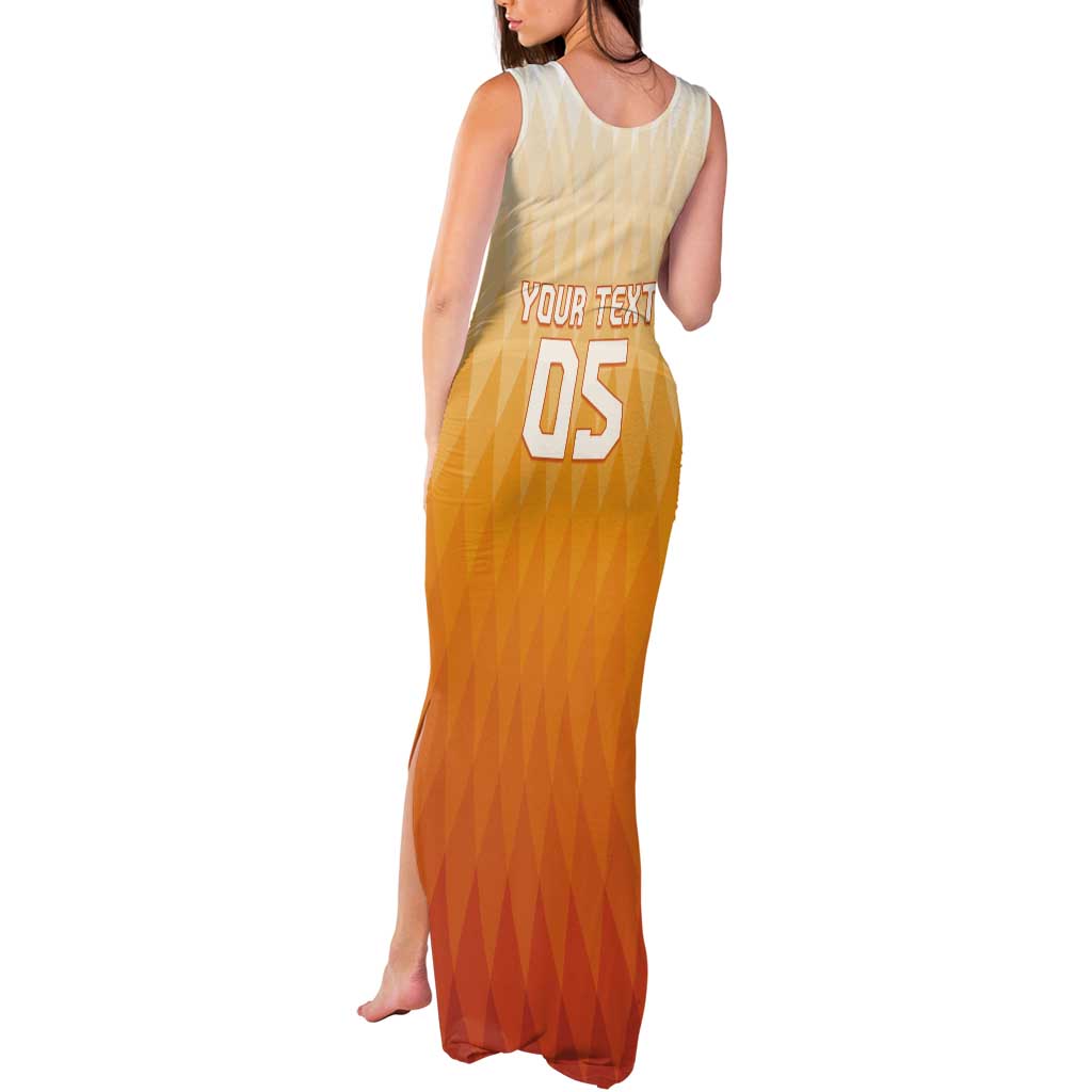 Custom Netherlands 2024 Football Tank Maxi Dress Go Champions Oranje Lions LT05 - Wonder Print Shop
