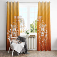 Netherlands 2024 Football Window Curtain Go Champions Oranje Lions LT05 - Wonder Print Shop