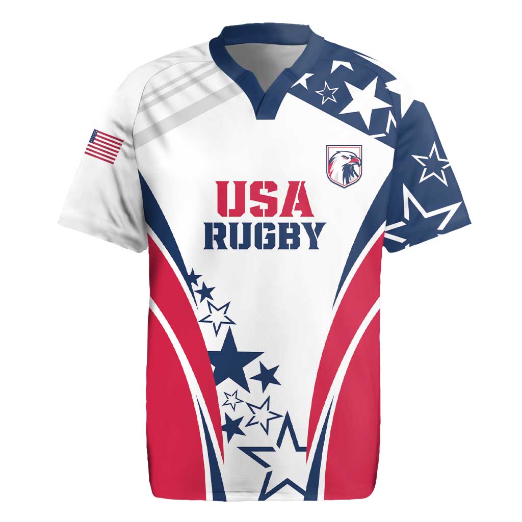 Custom USA Rugby 2024 Rugby Jersey Eagles Reigns Supreme White Version LT05 - Wonder Print Shop