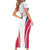 Custom USA Rugby 2024 Short Sleeve Bodycon Dress Eagles Reigns Supreme White Version LT05 - Wonder Print Shop