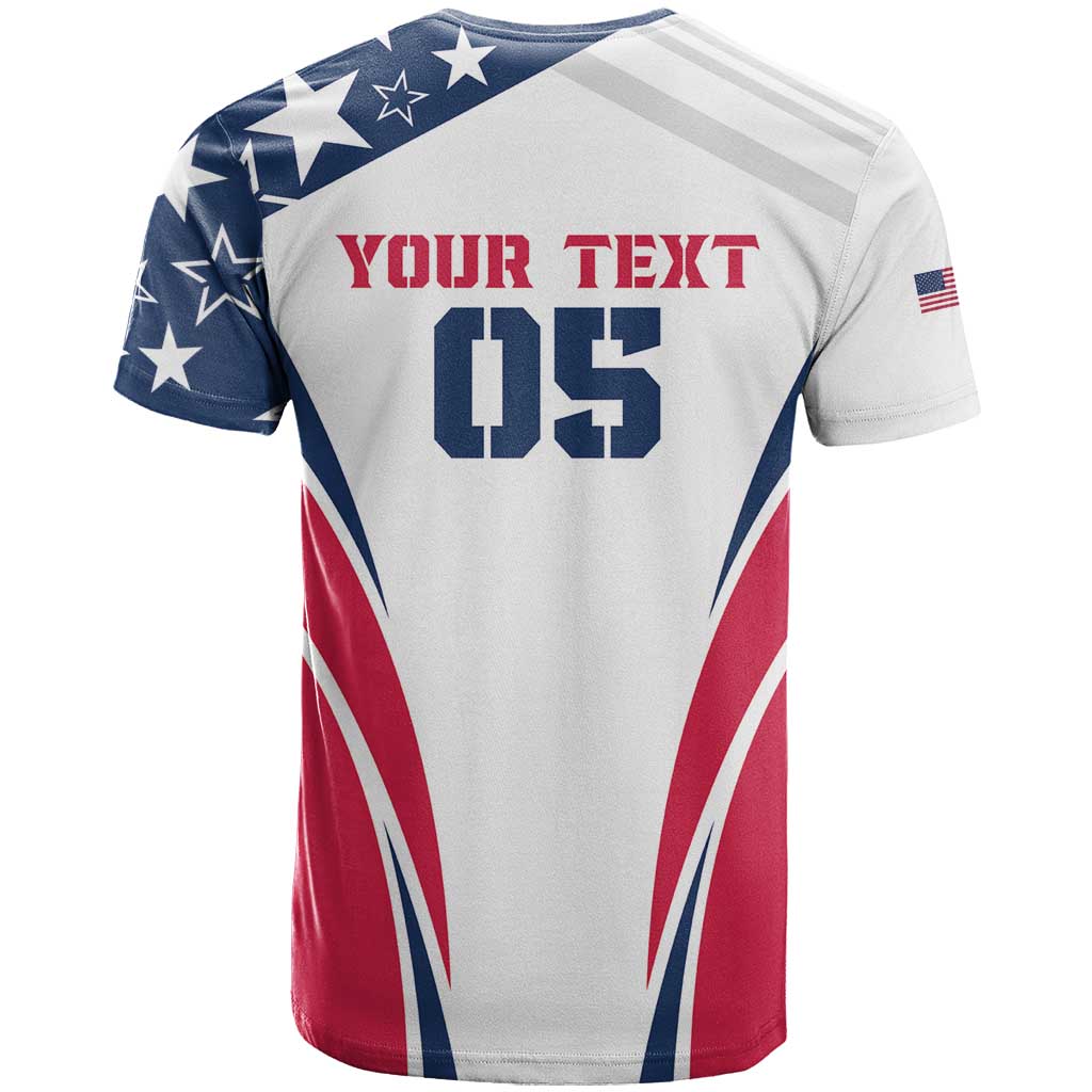 Custom USA Rugby 2024 T Shirt Eagles Reigns Supreme White Version LT05 - Wonder Print Shop