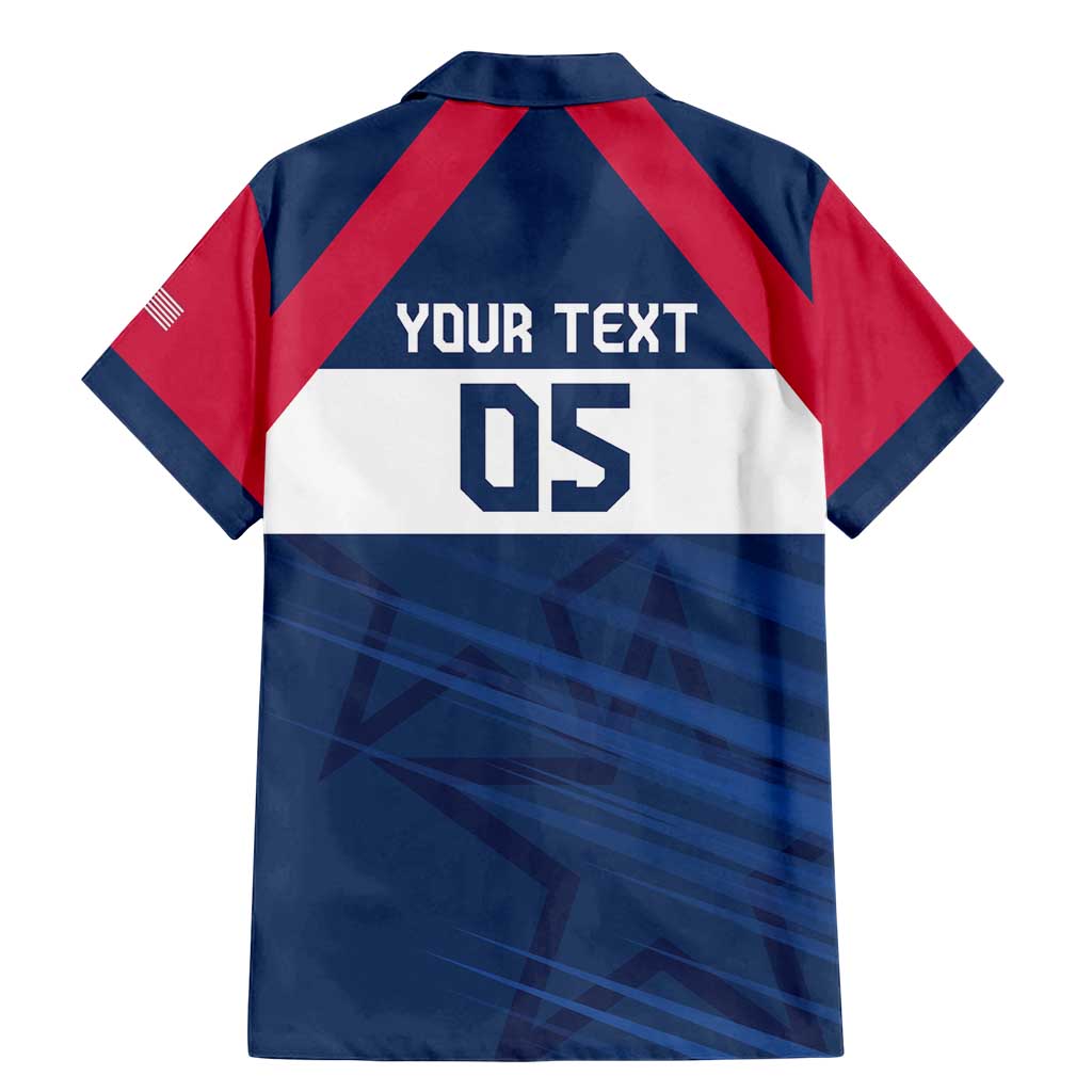 Custom USA Rugby 2024 Family Matching Mermaid Dress and Hawaiian Shirt Eagles Reigns Supreme Blue Version LT05 - Wonder Print Shop