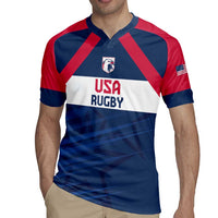 Custom USA Rugby 2024 Rugby Jersey Eagles Reigns Supreme Blue Version LT05 - Wonder Print Shop