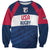 Custom USA Rugby 2024 Sweatshirt Eagles Reigns Supreme Blue Version LT05 - Wonder Print Shop