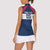 Custom USA Rugby 2024 Women Sleeveless Polo Shirt Eagles Reigns Supreme Blue Version LT05 - Wonder Print Shop
