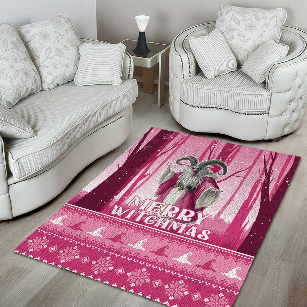 Christmas Naughty Witch Area Rug Merry Witchmas LT05 - Wonder Print Shop
