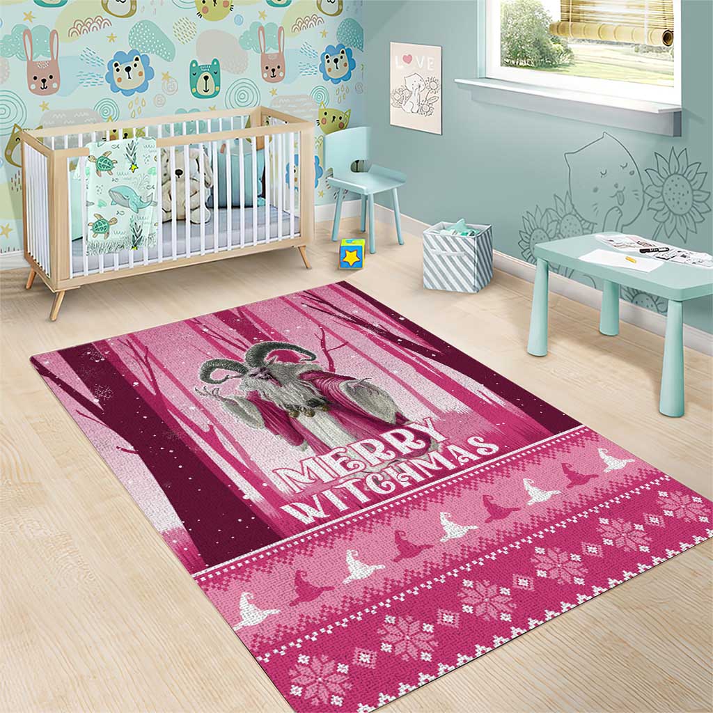 Christmas Naughty Witch Area Rug Merry Witchmas LT05 - Wonder Print Shop