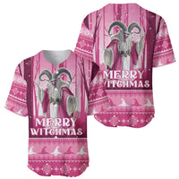 Christmas Naughty Witch Baseball Jersey Merry Witchmas LT05 - Wonder Print Shop