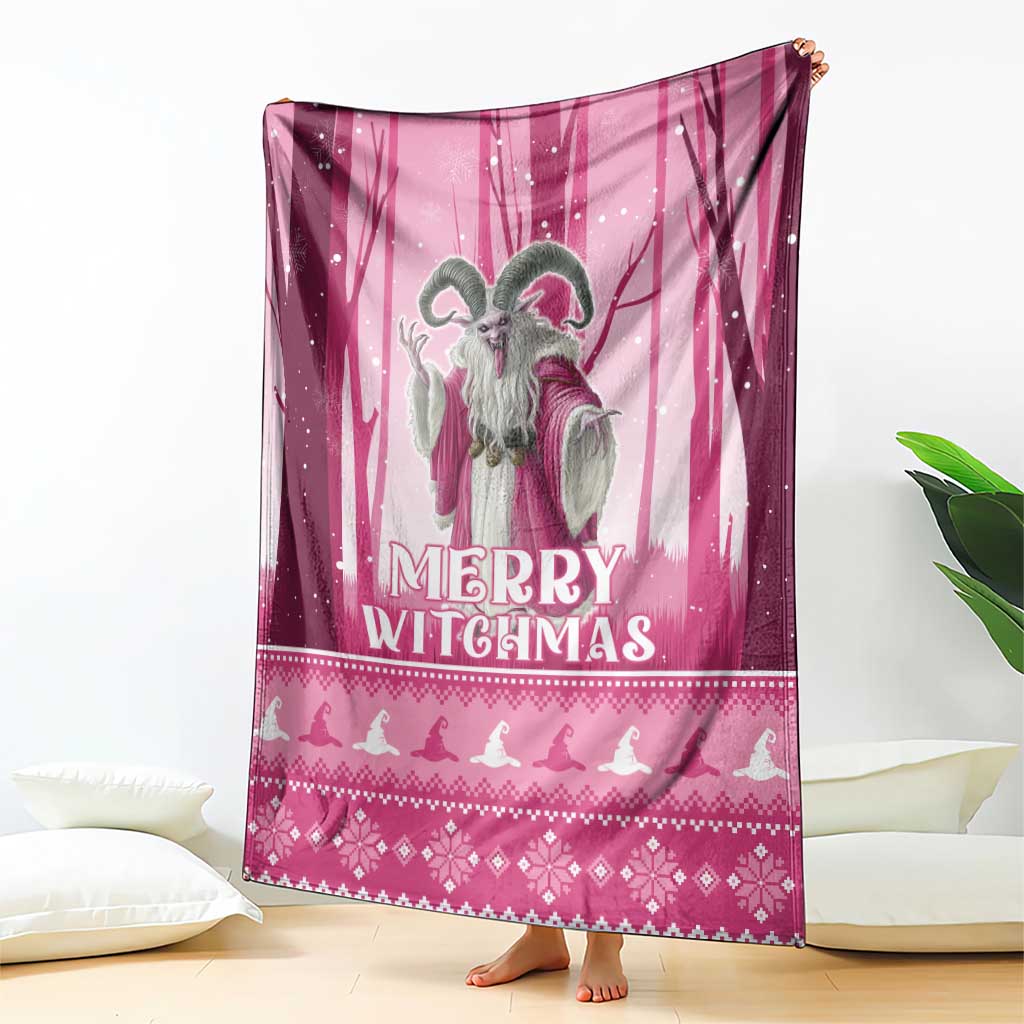 Christmas Naughty Witch Blanket Merry Witchmas