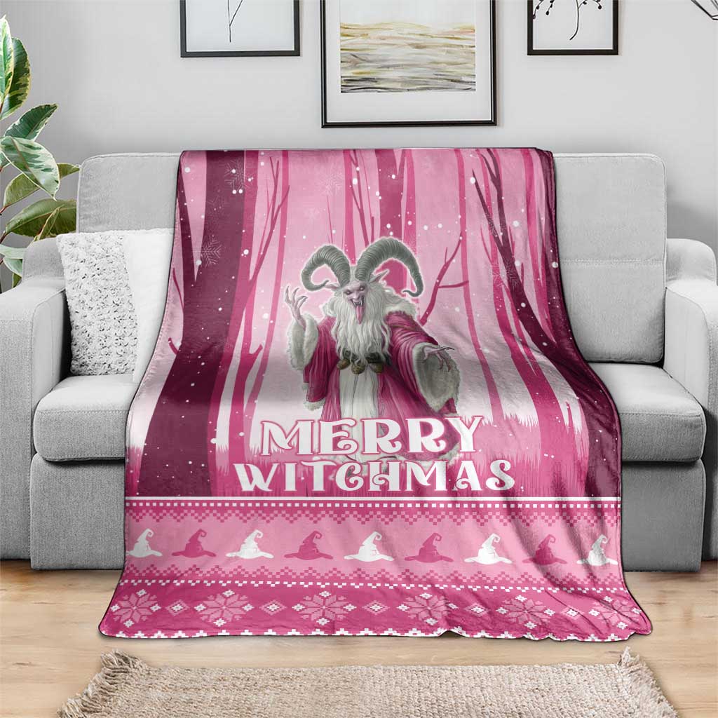 Christmas Naughty Witch Blanket Merry Witchmas