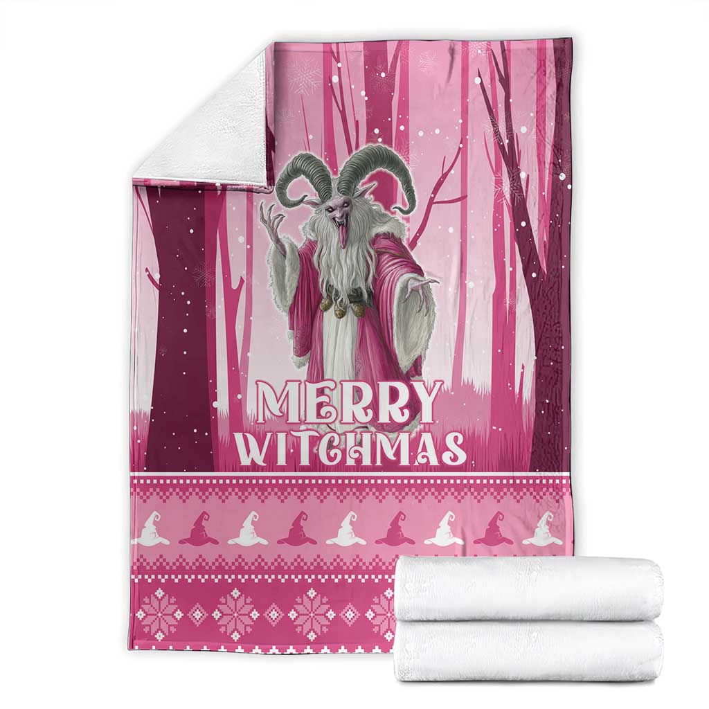 Christmas Naughty Witch Blanket Merry Witchmas