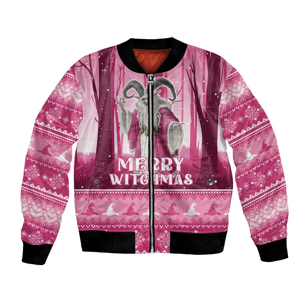 Christmas Naughty Witch Bomber Jacket Merry Witchmas LT05 - Wonder Print Shop