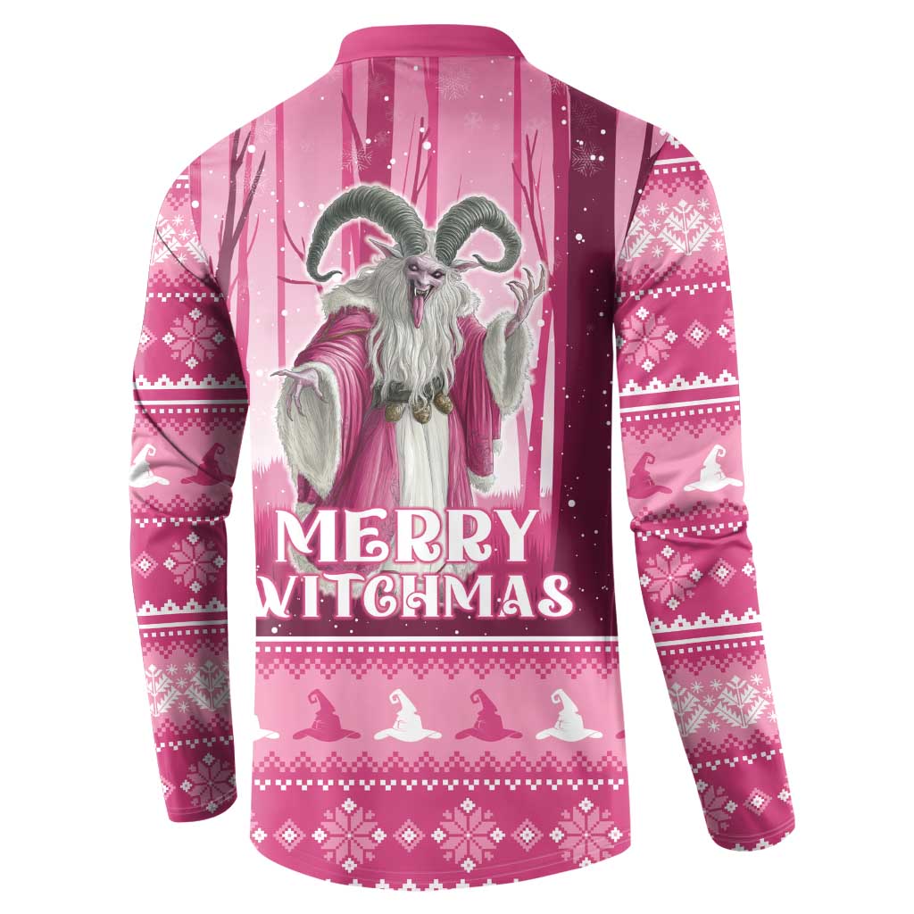 Christmas Naughty Witch Button Sweatshirt Merry Witchmas LT05 - Wonder Print Shop