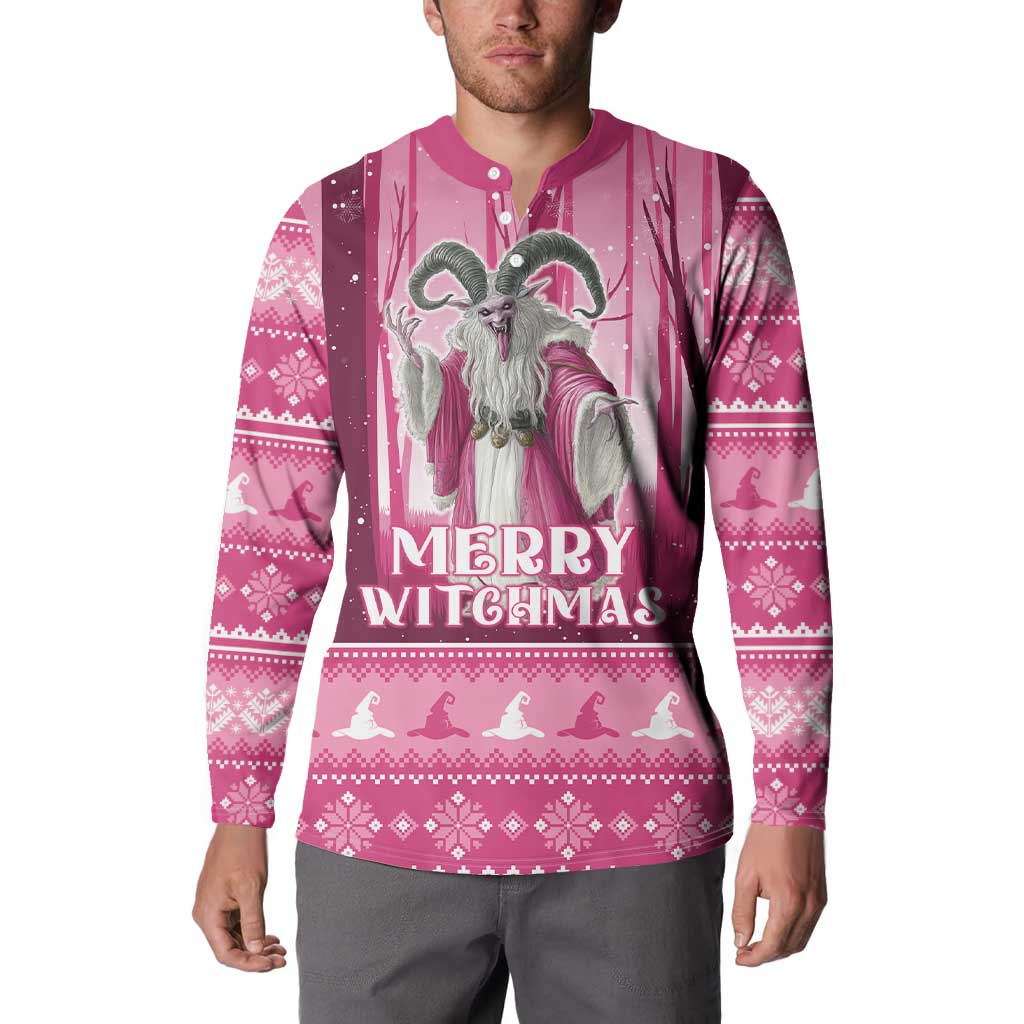 Christmas Naughty Witch Button Sweatshirt Merry Witchmas LT05 - Wonder Print Shop