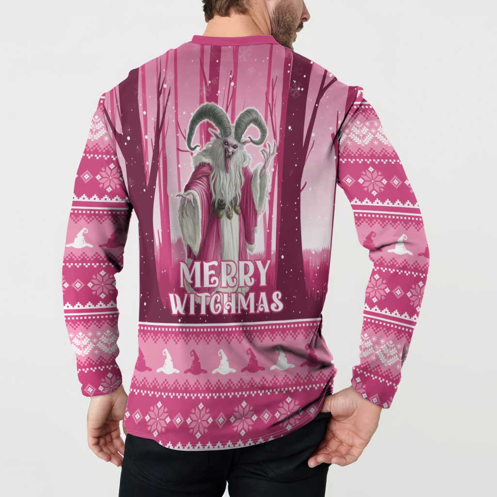 Christmas Naughty Witch Button Sweatshirt Merry Witchmas LT05 - Wonder Print Shop
