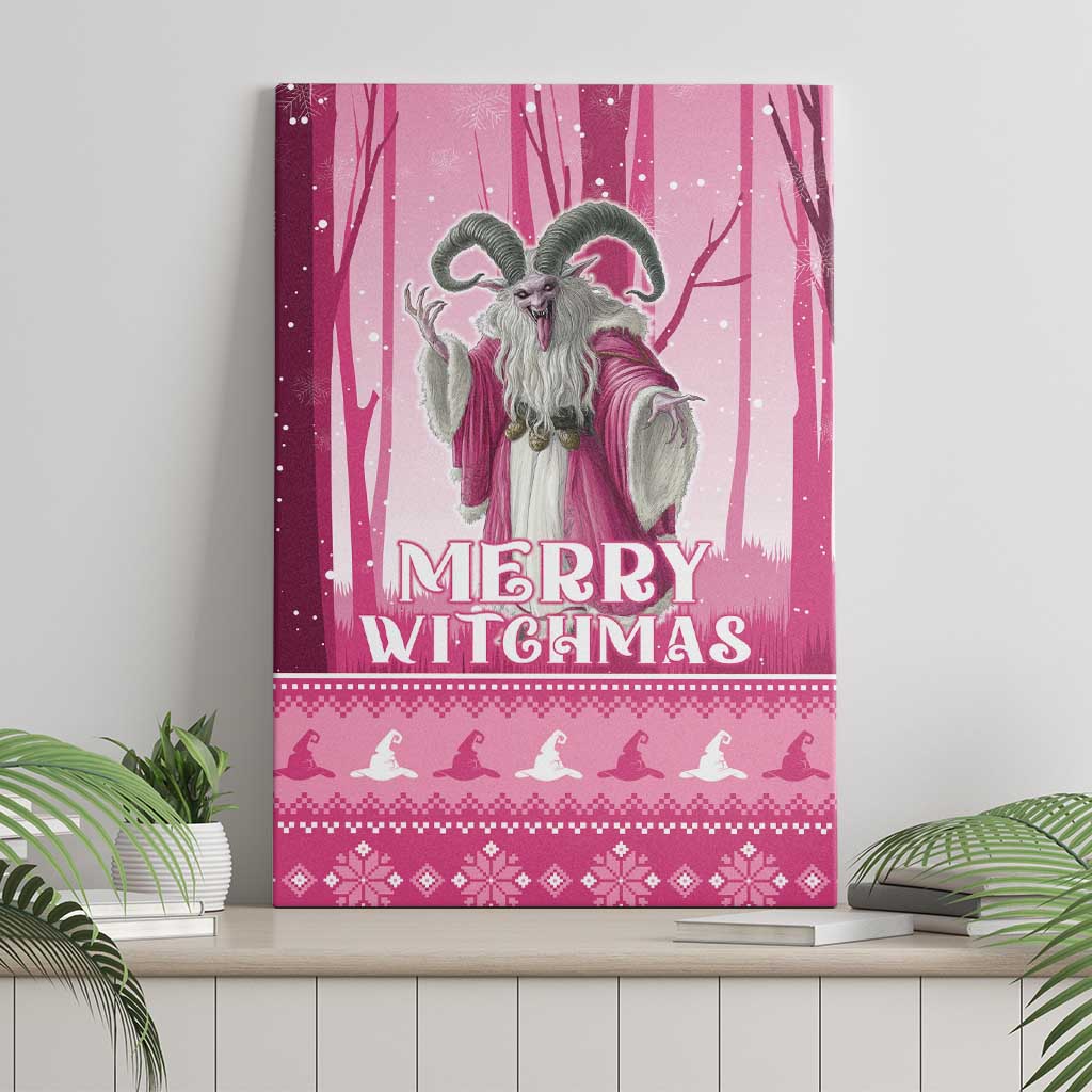 Christmas Naughty Witch Canvas Wall Art Merry Witchmas LT05 - Wonder Print Shop