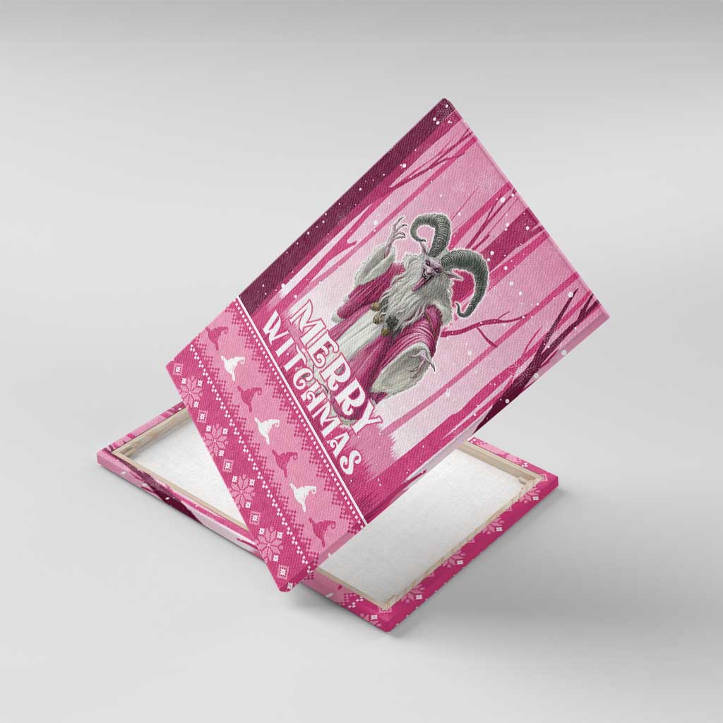 Christmas Naughty Witch Canvas Wall Art Merry Witchmas LT05 - Wonder Print Shop