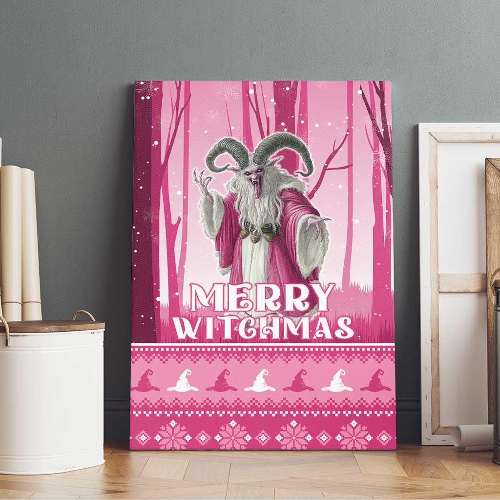 Christmas Naughty Witch Canvas Wall Art Merry Witchmas LT05 - Wonder Print Shop