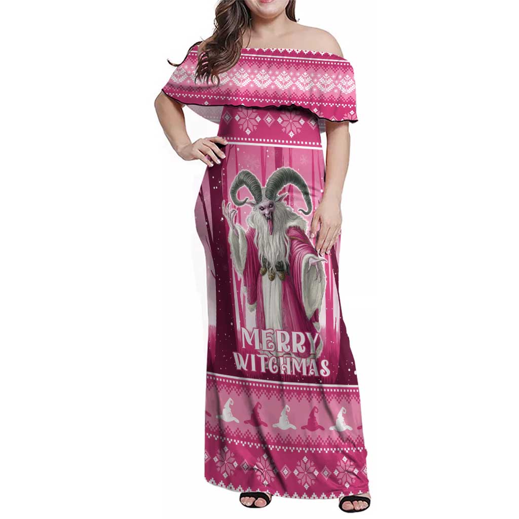 Christmas Naughty Witch Family Matching Off Shoulder Maxi Dress and Hawaiian Shirt Merry Witchmas LT05 - Wonder Print Shop