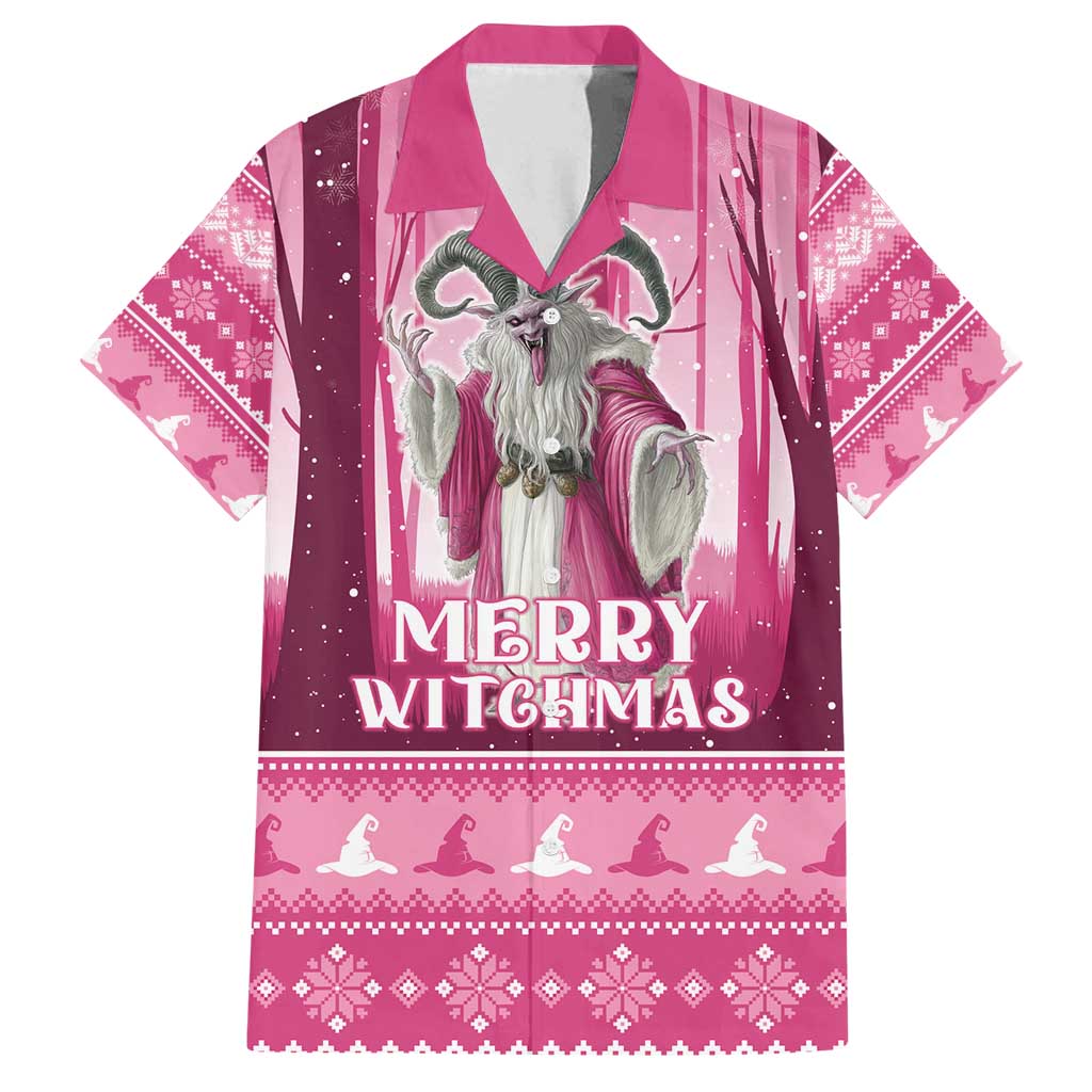 Christmas Naughty Witch Family Matching Off Shoulder Short Dress and Hawaiian Shirt Merry Witchmas LT05 - Wonder Print Shop