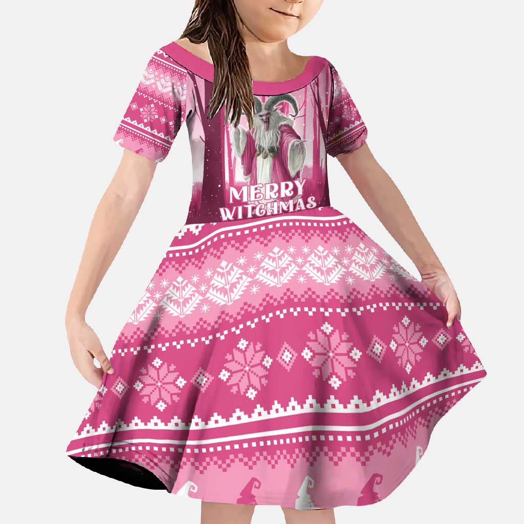 Christmas Naughty Witch Family Matching Short Sleeve Bodycon Dress and Hawaiian Shirt Merry Witchmas LT05 - Wonder Print Shop