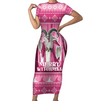 Christmas Naughty Witch Family Matching Short Sleeve Bodycon Dress and Hawaiian Shirt Merry Witchmas LT05 - Wonder Print Shop