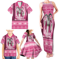 Christmas Naughty Witch Family Matching Tank Maxi Dress and Hawaiian Shirt Merry Witchmas LT05 - Wonder Print Shop
