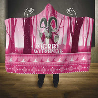 Christmas Naughty Witch Hooded Blanket Merry Witchmas