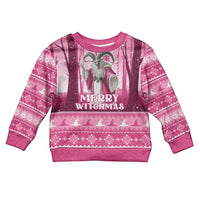 Christmas Naughty Witch Kid Ugly Christmas Sweater Merry Witchmas LT05 - Wonder Print Shop