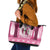Christmas Naughty Witch Leather Tote Bag Merry Witchmas LT05 - Wonder Print Shop