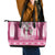 Christmas Naughty Witch Leather Tote Bag Merry Witchmas LT05 - Wonder Print Shop