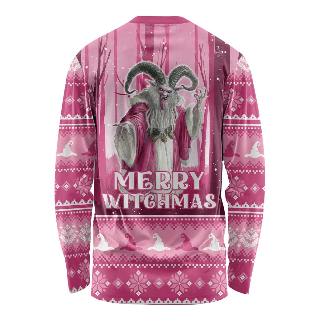 Christmas Naughty Witch Long Sleeve Shirt Merry Witchmas LT05 - Wonder Print Shop